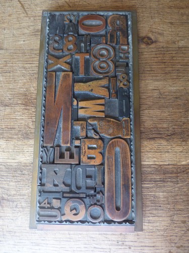 Tableau avec lettres - avec,