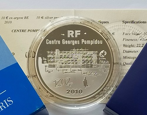 Coffret euro pompidou - 10,