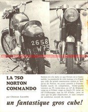 Essai/Test : NORTON 750 Commando - 1969