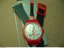 Spirou grande pendule murale montre géante horloge TF1 Tome Janry Dupuis 1993