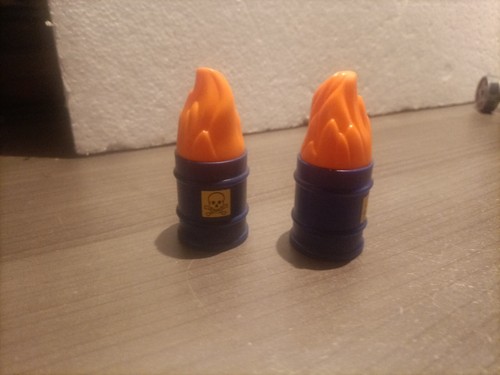 Playmobil barils en feu - playmobil,