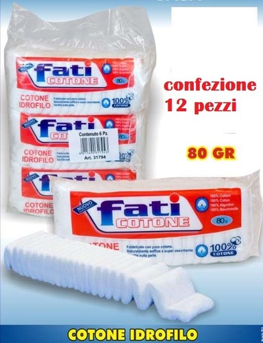 Lot coton hydrophile ouate - coton,