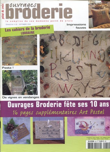 Ouvrages broderie couleurs - ouvrages,