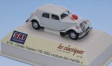 SAI 6116 Citroën Traction 11B 1952, gris perle, Voiture des Mariés