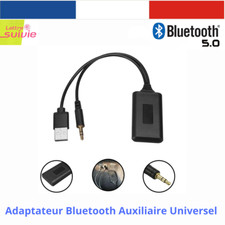 Kit Adaptateur Cable Usb Jack Audio Bluetooth 5 Auxiliaire Universel Bmw Audi VW