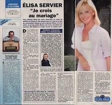 Coupure de presse Clipping 1994 Elisa Servier  (1 page 1/2)