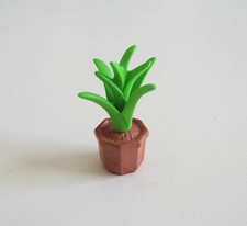 PLAYMOBIL (J1131) EPOQUE 1900 - Pot Bac à Fleurs Marron Marchande de Fleurs 5343