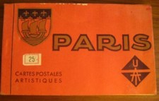 1930'S  POSTCARD BOOK WITH 20