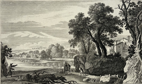 Bergers paysage fluvial - bergers,