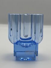 Vase Cristal de Saint-Louis Rivière de Table Bleu Très Bon État