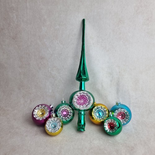 Lot boule noel vintage - boule,