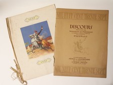 Ancien Amer Picon Publicité Centenaire Menu Discours Gonfreville 1837-1937