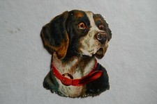 CHROMOS DECOUPIS  ancien chien