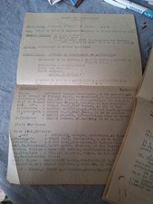 Lot Doc Defense Passive Sens Bombardement 1944 Occupation