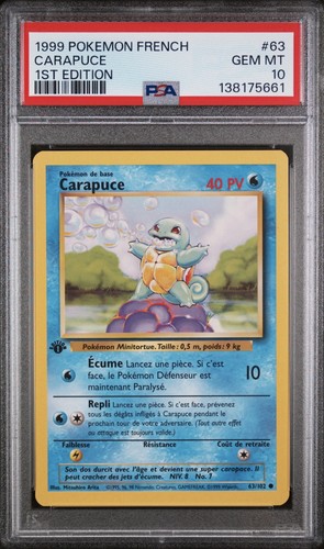 1999 pokemon french 1st - 1999,