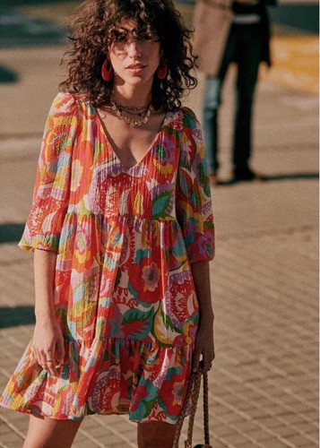 Sezane robe vanessa imprimé - sezane,