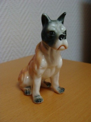 Chien boxer vintage - , en