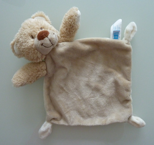 E12 doudou plat ours tex - ours, baby