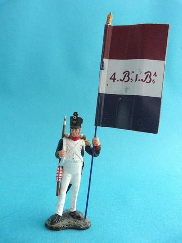 Soldat plomb porte - soldat, porte-drapeaux