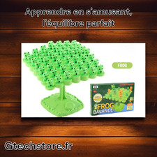 Jeu d'équilibre arbre grenouille, jouet éducatif mathématique, jeu familial
