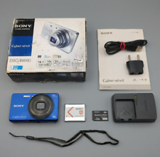 Sony Cybershot DSC-W690 16.1MP Digital Camera Blue Used, 10x Zoom, Charger