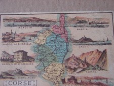 CHROMOS.  CHOCOLAT DELESPAUL-HAVEZ. LA CORSE.