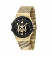 Montre Homme Maserati Potenza R8853108006 – Acier Doré avec bracelet en maille