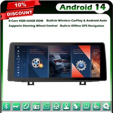 10.25" 4+64GB Android 14 Autoradio BMW Série 2 F22 F45 F46 NBT GPS DAB+ Navi OEM
