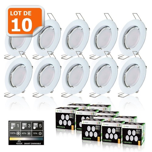 Spots led step dimmable - 10, 3-step