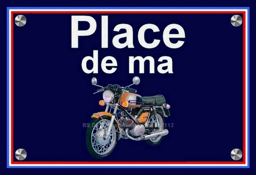 Plaque place de ma - ",