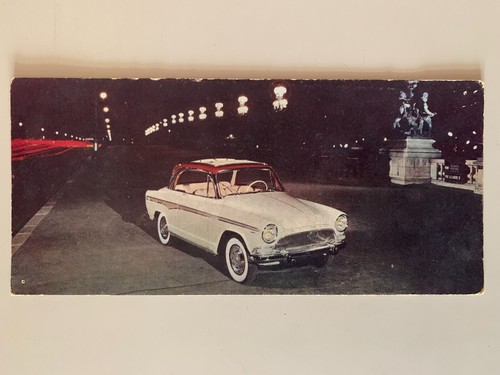 Ancienne carte postale simca - carte,