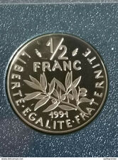 1/2 FRANC SEMEUSE 1991 BE / FRANCE