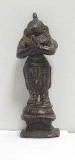 Ancien Bronze Inde Hanuman