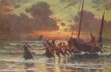 CP ART ILLUSTRATEUR G.MARONIEZ L'ORAGE QUI MONTE