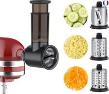 Accessoire de Trancheuse de légumes pour KitchenAid Robot Pâtissier, Râpe à Fro