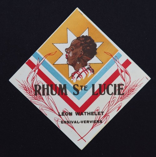 Ancienne étiquette rhum - étiquette,