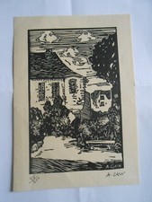 GRAVURE ESTAMPE A.GAIN