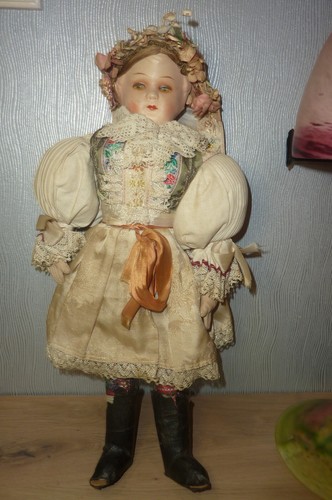 Poupée ancienne tête - , en