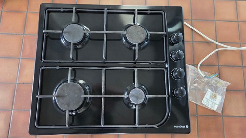Plaque cuisson gaz feux - 4,