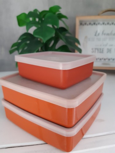 Tupperware vintage orange - tupperware,