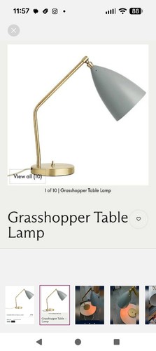 Grasshopper table lamp gold - grasshopper,