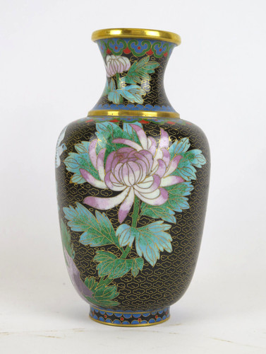 Vase chinois cloisonné - chinois,
