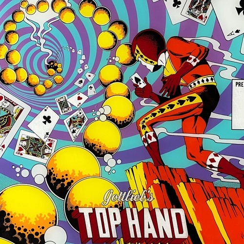 Gottlieb top hand - top, pinball