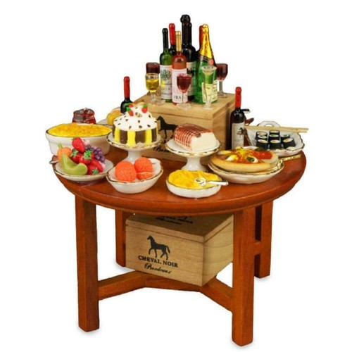Poupées maison complet buffet - complet,