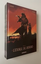 BD , L'étoile du désert , LABIANO , tomes 1 à 4 , dessin dédicacé . TBE