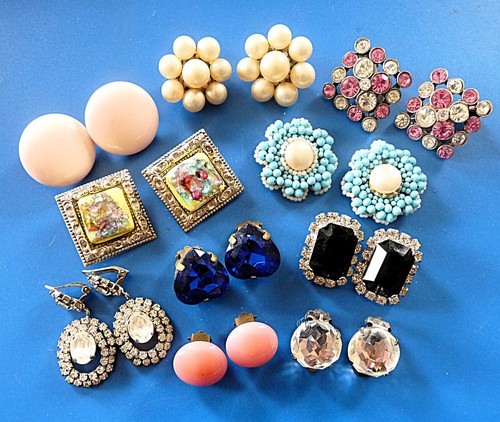 Lot bijoux anciens rétro - lot,