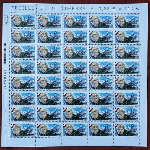 Timbre feuille entière - timbre,