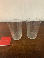 2 verres à orangeade / mojito modèle Nancy cristal de Baccarat (prix des deux)