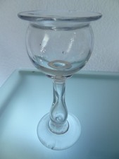 ancienne lampe de dentellière provençale en verre soufflé lampe à huile provence