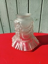 Tulipe Verre Dépoli Art-Déco